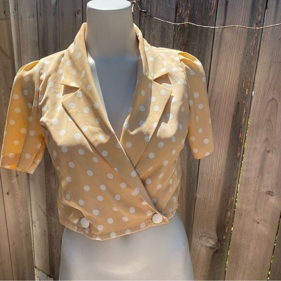 WEINBERG paris vintage polka dot blouse - Picture 1 of 10